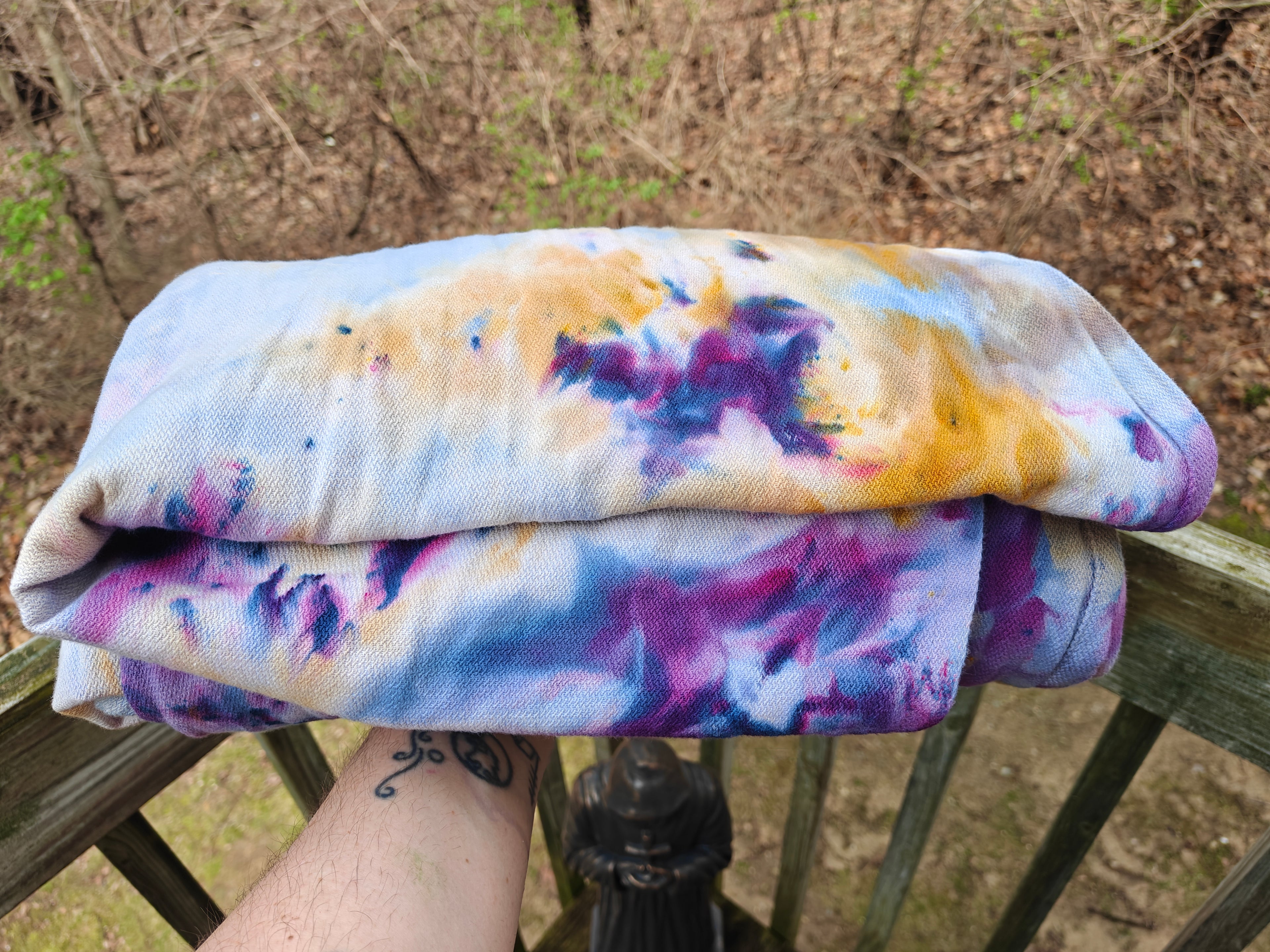 Custom Dyed Woven Wrap