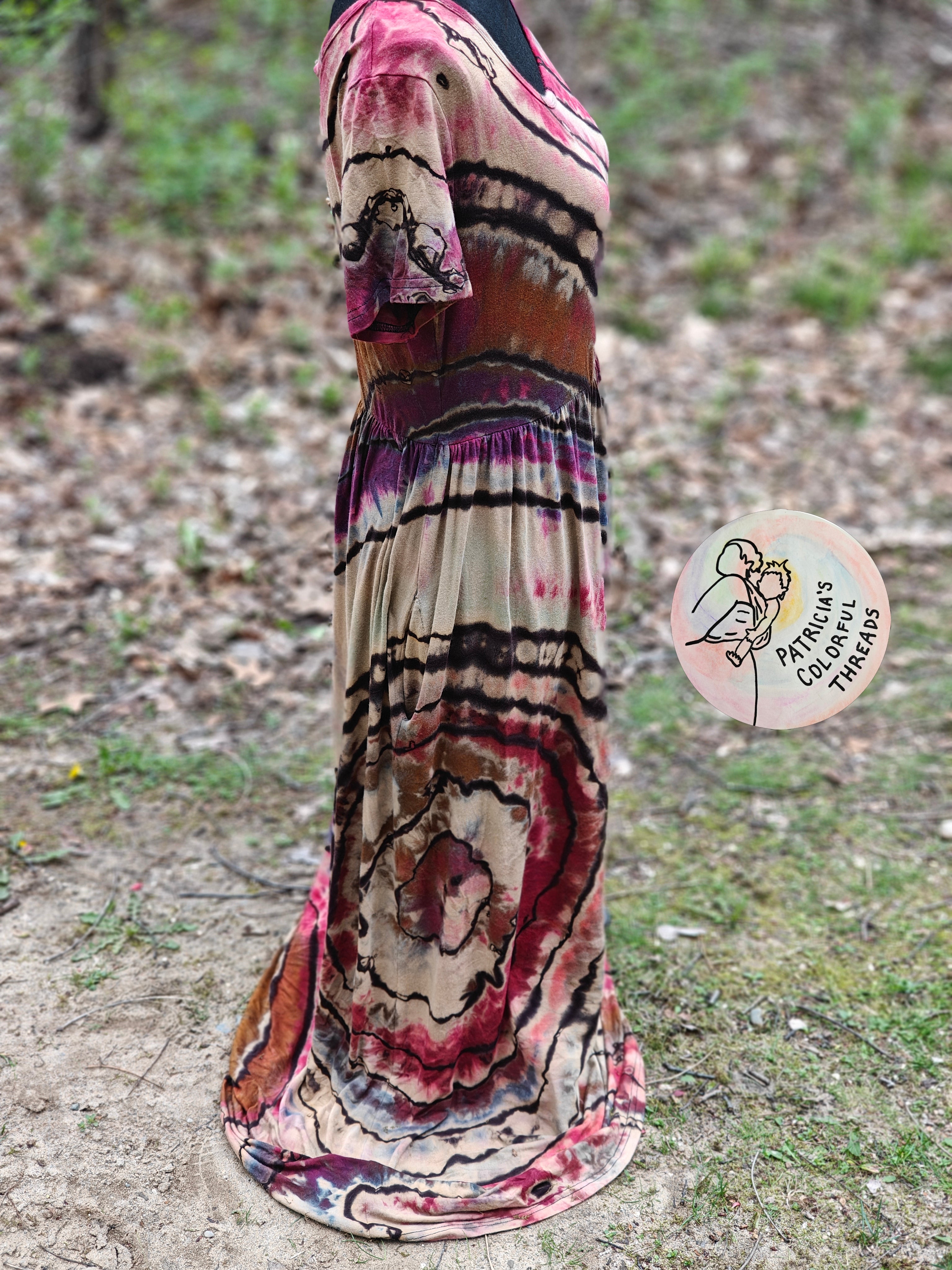 Multi Geode Dress
